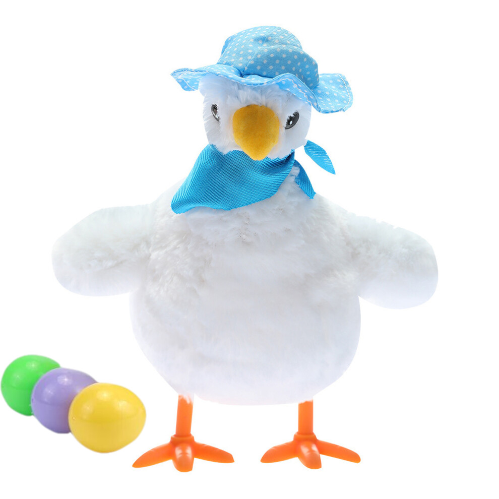 White (White) Creative Hen Doll Gifts Discover Animals And Colors P Music Hen Is Fun