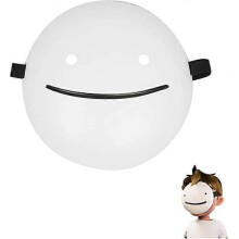 Dream Mask, Halloween White Smile Mask, The Dream - Mask Music Song Video same,Singers Mask, Party