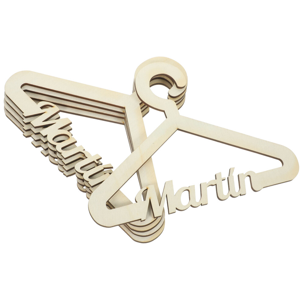 5 Szt. Drewniane Wieszaki DziecięCe Do Szafy I Pokoju-image