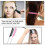 12-Pack Braid Parting, Rat Tail Tail Tail Teaser Comb with Stainless Steel Tail (Pink+Black) 12