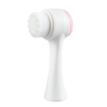 Double Sided Cleaning Brush, Silicone Cleaning Brush, 2 in 1 Cleaning Brush Manual Dual Action Cleaning Brush (Pink)