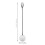 led bedside reading light with flexible gooseneck brushed silver 3w 2