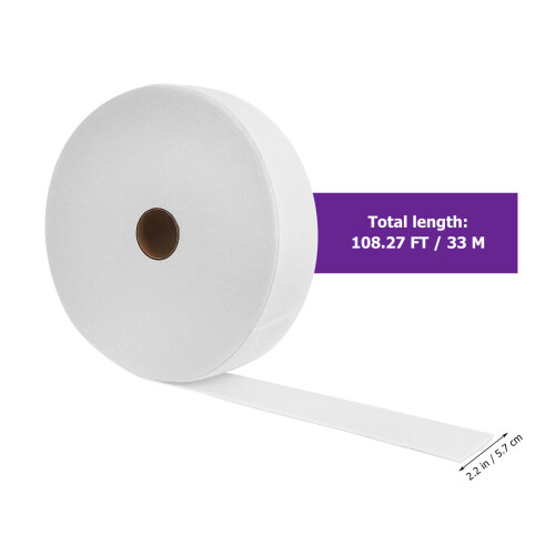 2 Rolls Needle Punched Nonwoven Batting For Sewing Strips Quilting 2