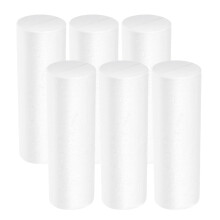 6pcs 30x7cm Foam Tube Cylinder for Crafts DIY Education Projects