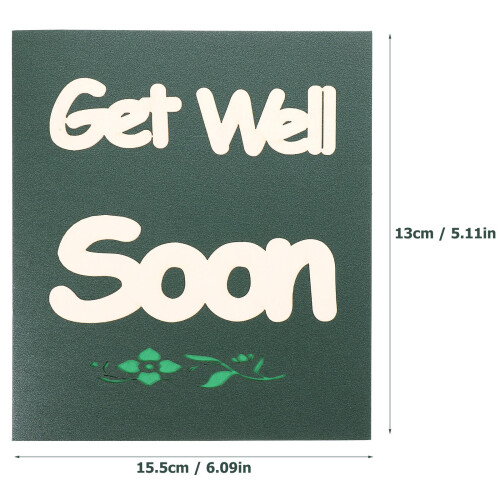 creative blessing 3d greeting card for get well soon comfort 1