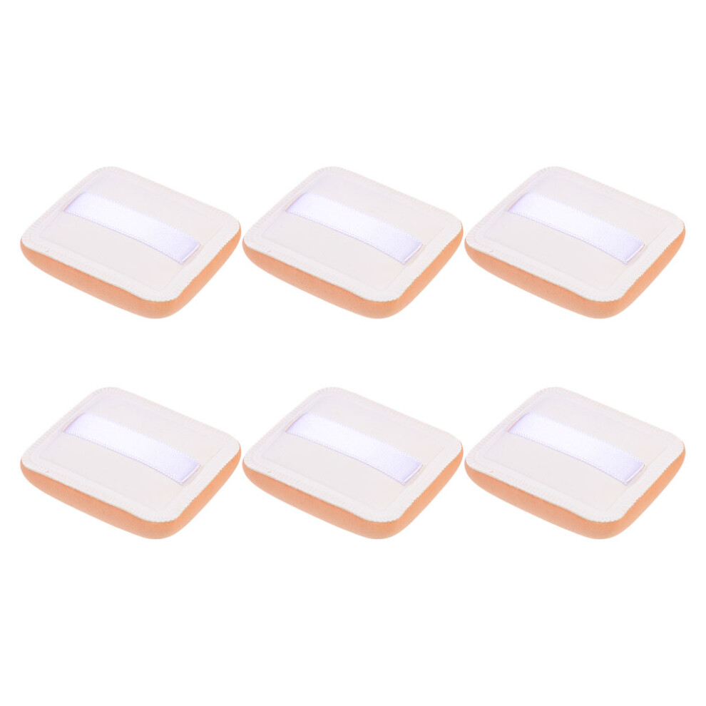 Aboofan 6 Pcs Small Makeup Sponges For Foundation, Dual-Use Wet Or Dry