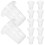 25 Pcs Hydroponic Vegetable Basket Cubes For Hydroponics White 4