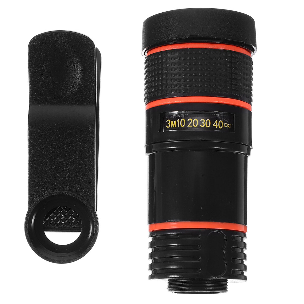 8X Monocular Telescope Lens With Clip For Smartphone 3252281284649