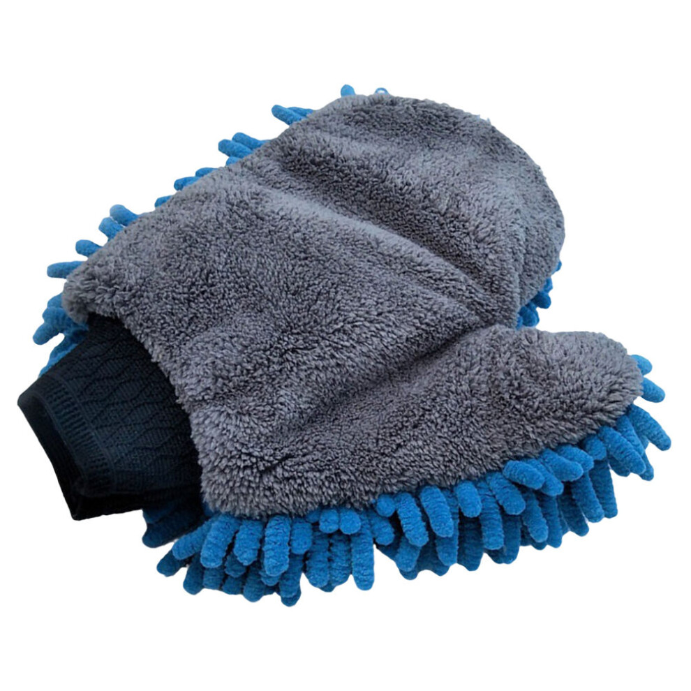 1Pc Quick Dusting Mitt Finger Gloves Chenille Car Wash Duster 3252281284786