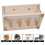 Multifunctional Folding Feeder Wooden Rabbit Cage Feeder Grass Rack 7