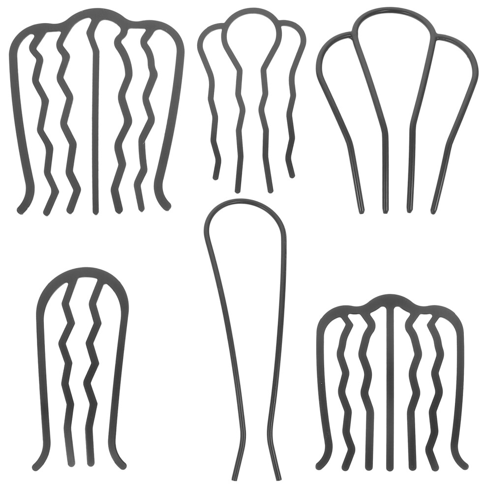 Ohphcall Unisex 6Pcs Hairstyle Comb For Women With Teeth Hair Styling For Updo