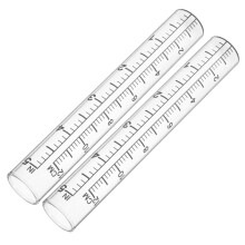 2pcs Rain Gauge Replacement Tubes Outdoor Yard Garden Accessories