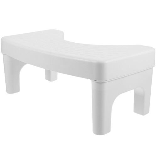 Ergonomic Toilet Stool Pp Bathroom Footstool White For 2