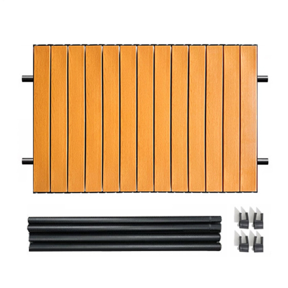 Camping Board 29.5x21.6 Inch Metal Garden Table Heavy Duty Wood Color Outdoor Picnic-image-OPC-PKNSRZH-NEW