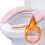Toilet Seat Covers Warmer, Self-adhesive Washable Cuttable 1