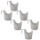Worgeous Anti Spill Holders White 6pcs For 2