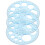 Angle Protractor Geometry Protractors Sky-Blue 3set 3