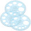 Angle Protractor Geometry Protractors Sky-Blue 3set 1