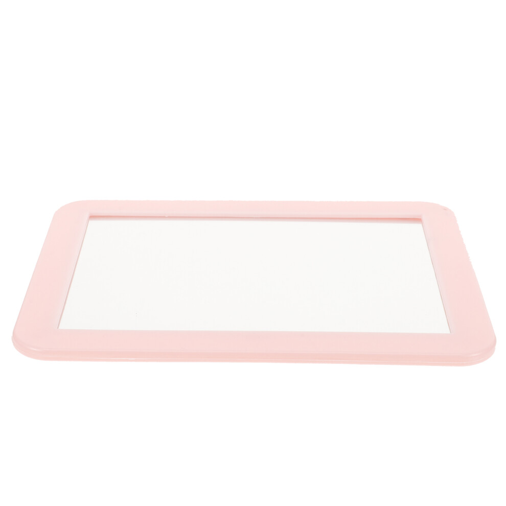 Iplusmile Pink Magnetic Makeup Mirror Small Portable Glass Plastic Vanity