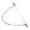 1set Silver Collar Pin With Chain For Men In Copper For 11