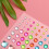 5 self-adhesive acrylic rhinestone sheets assorted colors shapes 10