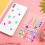 5 self-adhesive acrylic rhinestone sheets assorted colors shapes 7