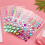 5 self-adhesive acrylic rhinestone sheets assorted colors shapes 4