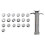 portable polymer clay extruder set for sculpting and squeezing 10