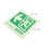Emergency Exit Sign Luminous Material Pvc For Commercial Safety 3