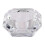 Candle Holder White Crystal 2pcs 2.8x2.8x2.9in 10