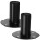 2Pièces Support Enceinte Métallique Noir Base Solide Usage 6