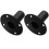 2Pièces Support Enceinte Métallique Noir Base Solide Usage 7