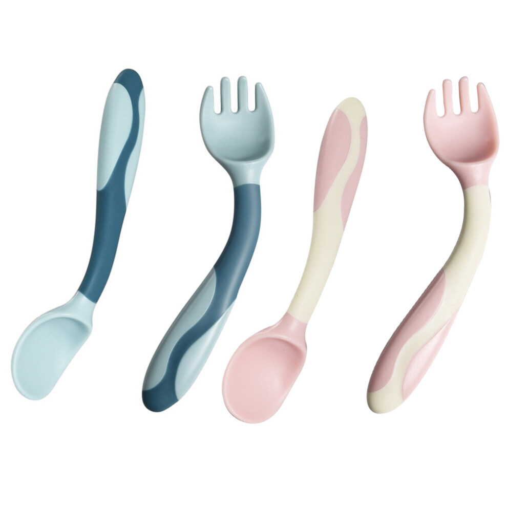 Raindrops Complementary Feeding Set Pp Tpe Assorted Color 2 Sets Aboofan