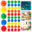 100 bolas de 3,2 cm coloridas para tênis de e 7