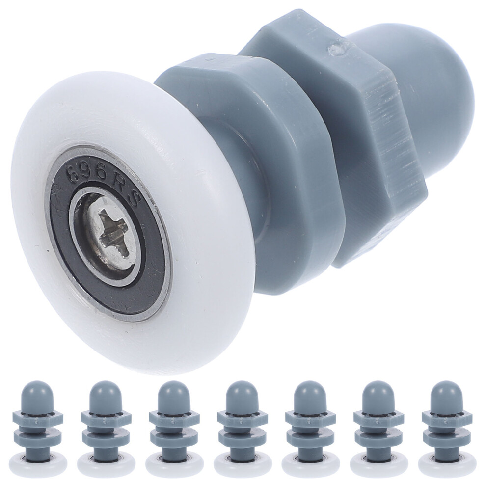 8 Pcs Shower Door Rollers Replacement Wheels Circular Arc Pulley 3252440084073