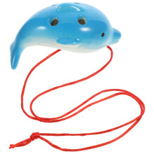 Colorful Alto Pottery Student Ocarina (Musical Instrument) For Kids