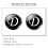 Flower Cuff Button Cufflink Glass Black 1 Pair 3
