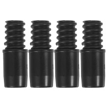 Pole Adapter For Broom Threaded Hook Black Plastic