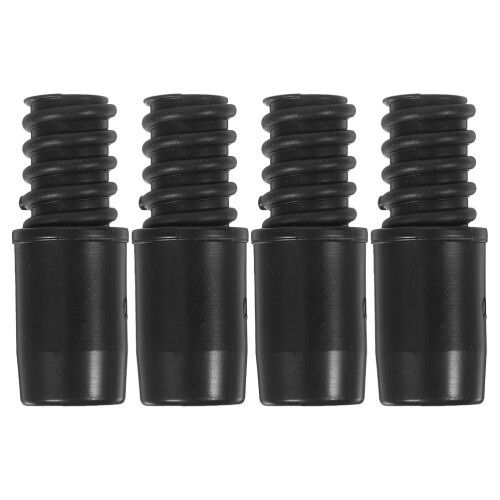 Pole Adapter For Broom Threaded Hook Black Plastic