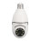 WiFi Lightbulb Security Camera 1080P Night Vision, 360 Degree E27 Base, Motion Detection, Two-Way Audio, Home Security 1