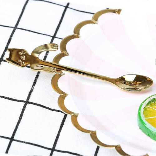 Cute Cat, Coffee Spoon,Tea spoon,Stainless Steel,2 PCS 1