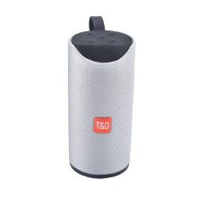 Portable Wireless Bluetooth Speaker - Waterproof Outdoor Cloth Finish, 75.5 x 75.5 x 161.6 mm, Color Blue, Subwoofer