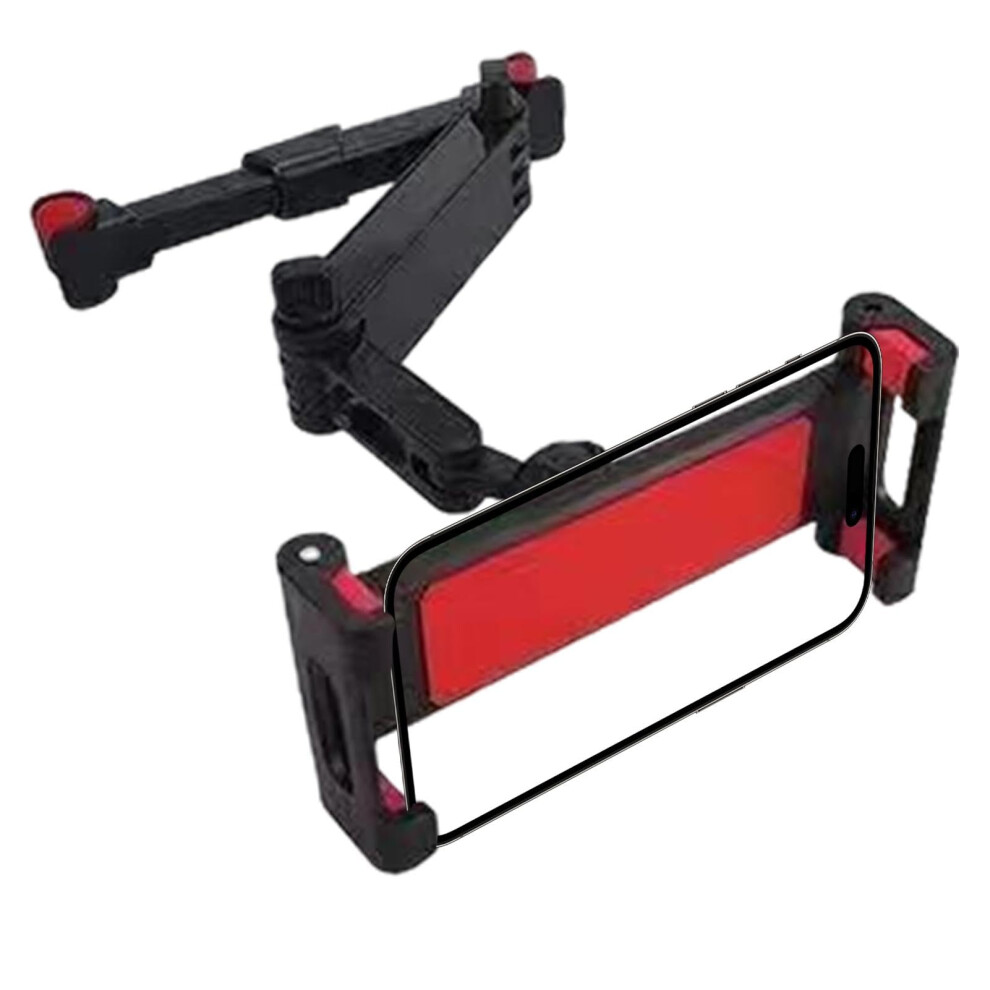Tablet Headrest Mount For Kids Tablets, Adjustable Car Headrest Holder, Suv And Pickup Truck Tablet Mount, Black/Red 9084446035124