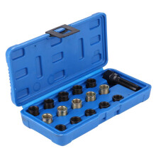 16 Pcs Spark Plug Tool 14Mm X 1.25 Thread Repair Kit M14 Kit With Portable Case M16 Tap Included