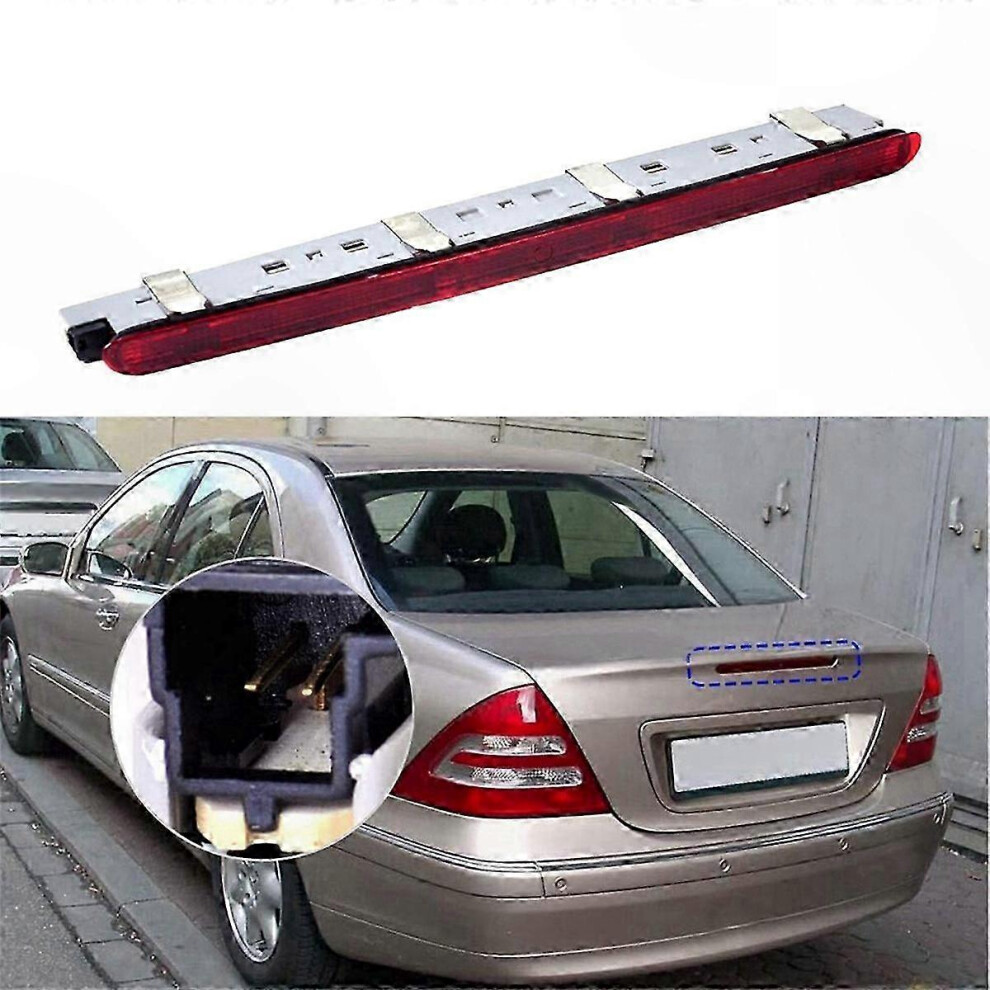 W203 C-Class 2000-2007 Led Third Brake Rear Tail A2038200156 Additional Stop Lamp Light 6935165369317