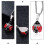 1St Punk Titanium Ketting Ladybug Hanger Dames Accessoire Chic 9