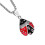 1St Punk Titanium Ketting Ladybug Hanger Dames Accessoire Chic 5