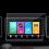 Universal Anti-Fingerprint 9H Tempered Glass Navigation Screen Protector 9