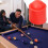 Billiard Cue Bottom Cover, Pool Cue Butt End Protector Cap, Shockproof Bumper Pad, Red 2