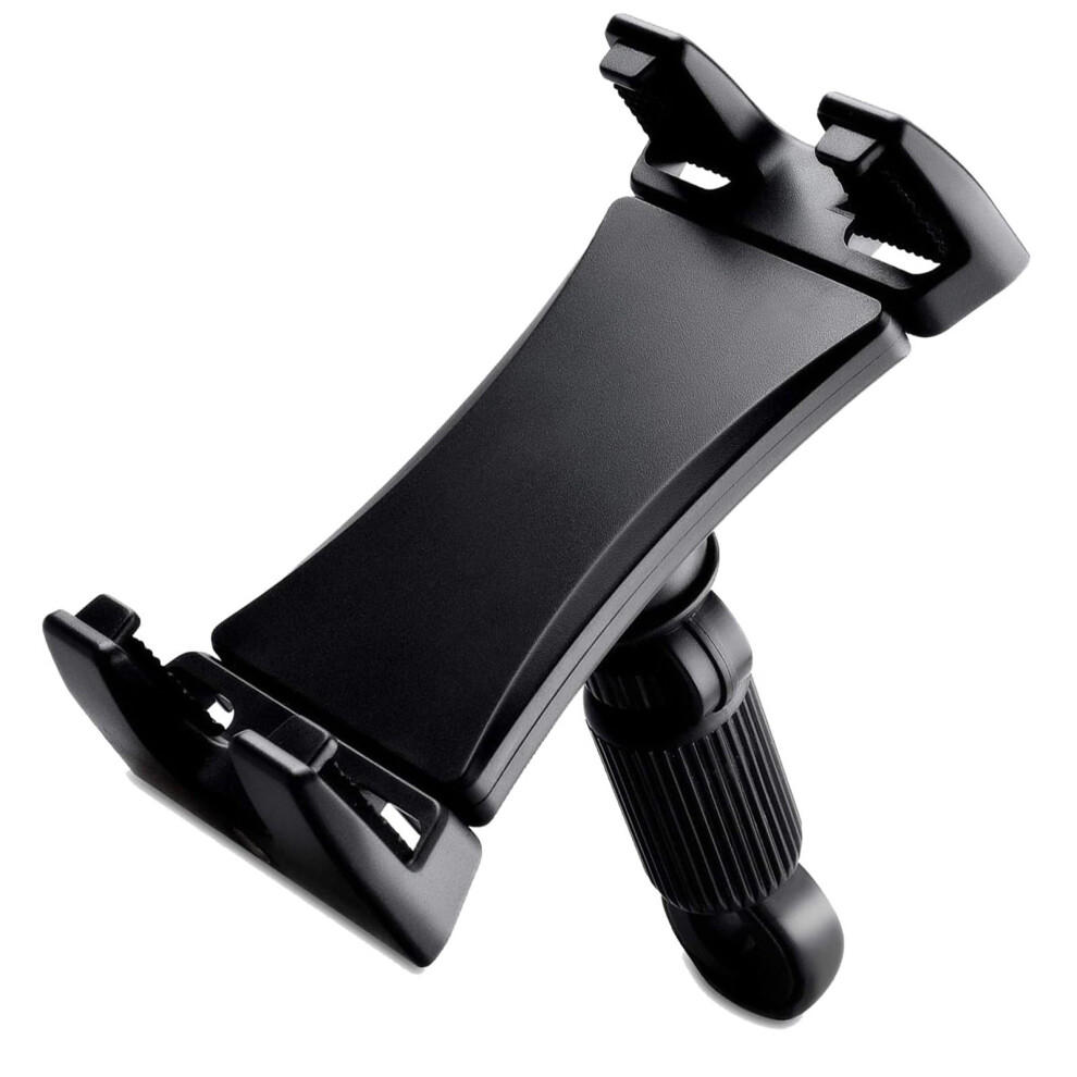 Car Headrest Mount Tablet Universal Holder 360 Degree Rotatable Fits 7-11 Inch Tablets And Most Phones Abs Plastic 9354506859183